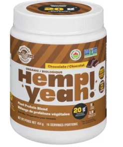 Manitoba Harvest Organic Hemp Yeah Plant Protein Blend: Chocolate – 454g