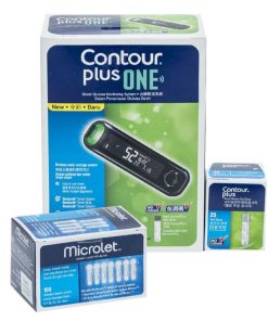 Bayer Contour Plus Starter Kit (Strip + Lancet)