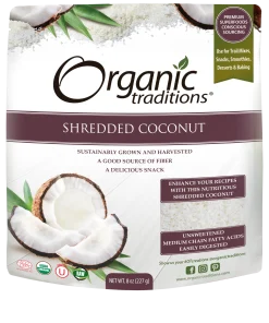 Organic Traditions Shredded Coconut – 227g