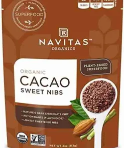 Navitas Organic: Organic Cacao Nibs – Sweetened – 113g