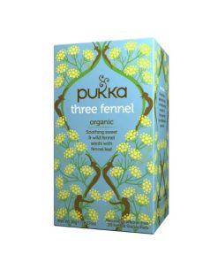 PUKKA ORG THREE FENNEL TEA 20BAGS