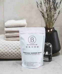 Bathorium Charcoal Garden Detox Crush Soak 5 Soaks 600g