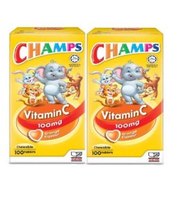 Champs Vitamin C 100mg Chewable Tablets 100s x2