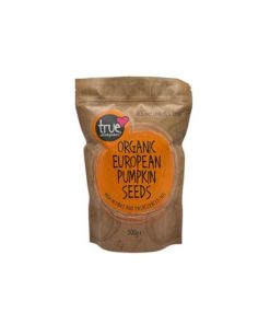 TRUE NATURAL GOODNESS ORGANIC EUROPEAN PUMPKIN SEEDS 500G POUCH