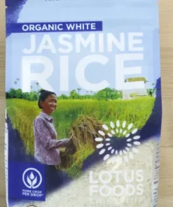 Lotus Organic White Jasmine Rice, 850g