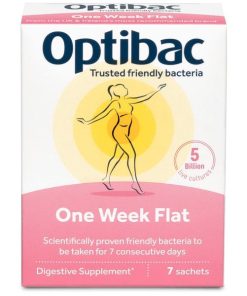OPTIBAC PROBIOTICS FOR A FLAT STOMACH 7 SACHETS