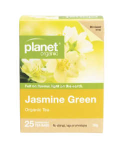Organic Tea – Jasmine Green 25 Bags (Planet Organic)