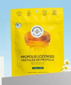 Beekeepers Propolis Lozenges – Honey, 50g