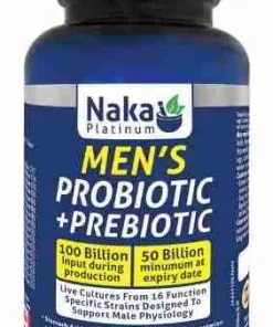 Naka Platinum Men’s Probiotic + Prebiotic – 35 caps